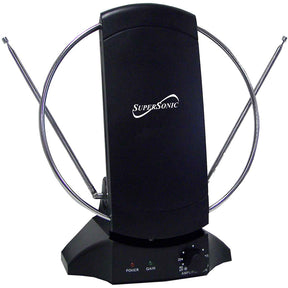 Supersonic SC-605 HDTV and Digital Amplified TV Indoor Antenna — SC-605