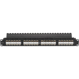 Black Box CAT6 Feed-Through Patch Panel - 1U, Unshielded, 48-Port — JPM820A-HD