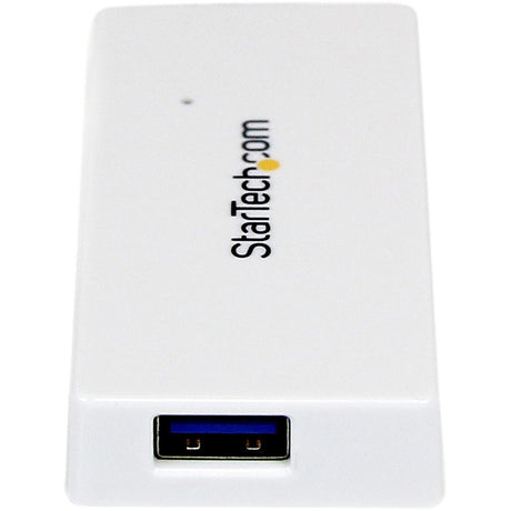 StarTech.com Portable 4 Port SuperSpeed Mini USB 3.0 Hub - 5Gbps - White — ST4300MINU3W