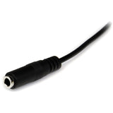 StarTech.com 2m Slim 3.5mm Stereo Extension Audio Cable - M/F — MU2MMFS