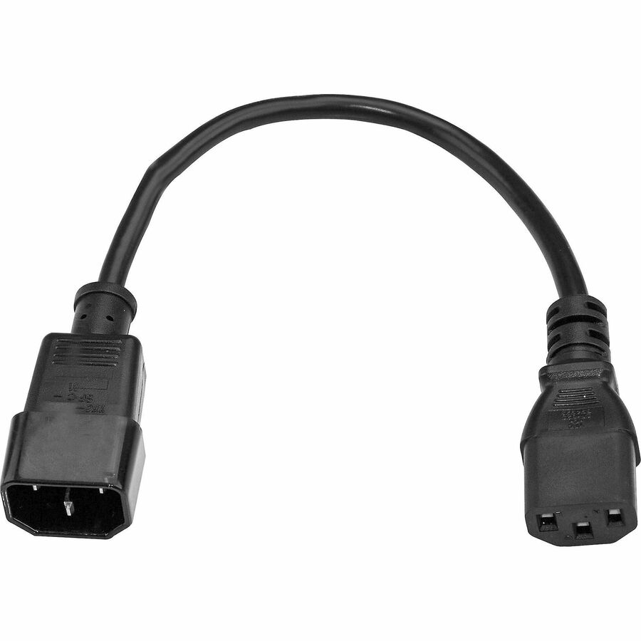 StarTech.com 10ft (3m) Power Extension Cord, C14 to C13, 10A 125V, 18AWG, Computer Power Cord Extension, Power Supply Extension Cable — PXT10010
