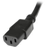 StarTech.com 10ft (3m) Power Extension Cord, C14 to C13, 10A 125V, 18AWG, Computer Power Cord Extension, Power Supply Extension Cable — PXT10010