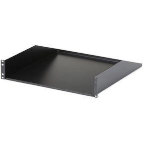 StarTech.com 2U Server Rack Cabinet Shelf - Fixed 18" Deep Cantilever Rackmount Tray for 19" Data/AV/Network Enclosure - Weight Cap. 125lbs/56kg — CABSHELFHD