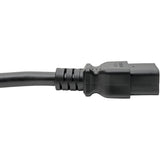 Eaton Tripp Lite Series Power Cord, C19 to NEMA 5-20P - Heavy-Duty, 20A, 125V, 12 AWG, 10 ft. (3.05 m), Black — P049-010