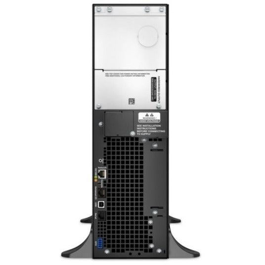 APC Smart-UPS On-Line, 5kVA, Rackmount 3U, 208V/230V, Hard wire 3-wire(2PH+G)+3-wire(H+N+E)+3-wire(H+N+G) outlets, Network Card+SmartSlot, W/ rail kit — SRT5KRMXLW-HW