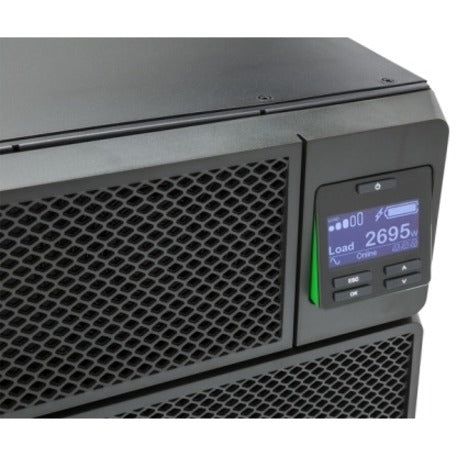 APC Smart-UPS On-Line, 5kVA, Rackmount 3U, 208V/230V, Hard wire 3-wire(2PH+G)+3-wire(H+N+E)+3-wire(H+N+G) outlets, Network Card+SmartSlot, W/ rail kit — SRT5KRMXLW-HW