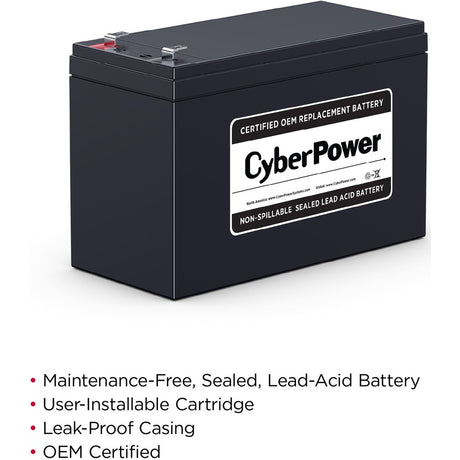 CyberPower RB1290 Replacement Battery Cartridge — RB1290
