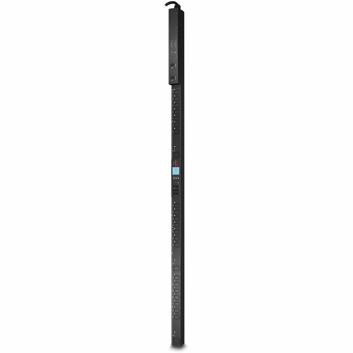 APC Rack PDU, 2G, metered by outlet, with switching, 0U, 30A, 200V and 208V, 21 C13 and 3 C19 sockets — AP8641