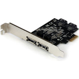 StarTech.com 2 Port PCI Express SATA 6 Gbps eSATA Controller Card - Dual Port PCIe SATA III Card - 2 Int/2 Ext — PEXESAT322I