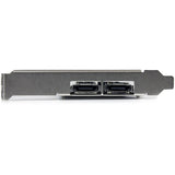 StarTech.com 2 Port PCI Express SATA 6 Gbps eSATA Controller Card - Dual Port PCIe SATA III Card - 2 Int/2 Ext — PEXESAT322I