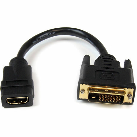 StarTech.com 8in HDMI�&reg; to DVI-D Video Cable Adapter - HDMI Female to DVI Male — HDDVIFM8IN