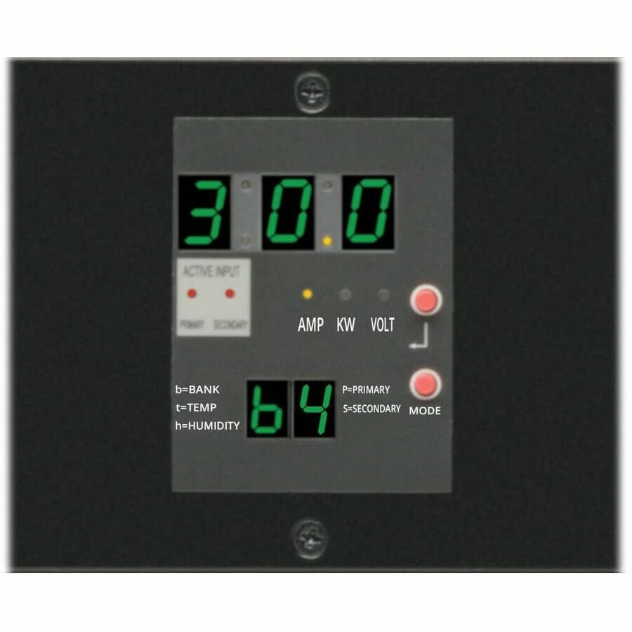 Eaton Tripp Lite Series 5.8kW Single-Phase Switched Automatic Transfer Switch PDU, Two 200-240V L6-30P Inputs, 16-C13 2-C19 & 1 L6-30R Outlet, 2U, TAA — PDUMH30HVATNET