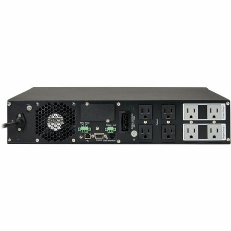 Eaton Tripp Lite Series SmartOnline 1500VA 1350W 120V Double-Conversion Sine Wave UPS - 8 Outlets, Extended Run, Network Card Option, LCD, USB, DB9, 2U Rack/Tower — SU1500RTXLCD2U