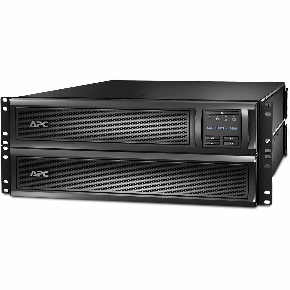 APC Smart-UPS X, Line Interactive, 2000VA, Rack/tower convertible 2U, 100V-127V, 3x 5-15R+3x 5-20R+1x L5-20R NEMA, NMC, Extended runtime — SMX2000RMLV2UNC