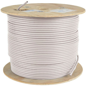 Eaton Tripp Lite Series Cat5e 350 MHz Solid Core (UTP) PVC Bulk Ethernet Cable - White, 1000 ft. (304.8 m), TAA — N022-01K-WH