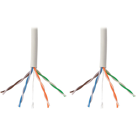 Eaton Tripp Lite Series Cat5e 350 MHz Solid Core (UTP) PVC Bulk Ethernet Cable - White, 1000 ft. (304.8 m), TAA — N022-01K-WH