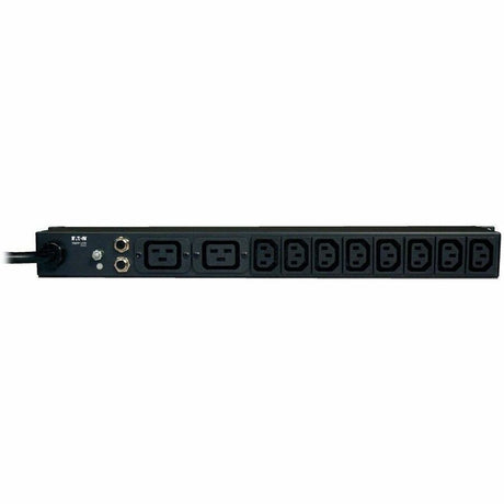 Eaton Tripp Lite Series 1.9-3.8kW Single-Phase 120-240V Basic PDU, 14 Outlets (12 C13 & 2 C19), C20 with 5 Adapters, 10 ft. (3.05 m) Cord, 1U Rack-Mount — PDUNV