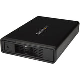 StarTech.com eSATA Enclosure - Hard Drive Enclosure for 3.5in SATA HDD - USB 3.0 / eSATA - Trayless - External HDD Enclosure - Metal — S351BMU33ET