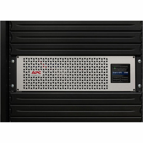 APC Smart-UPS, Line Interactive, 1500VA, Lithium-ion, Rackmount 3U, 120V, 6x NEMA 5-15R outlets, SmartConnect Port+SmartSlot, Short Depth, AVR, LCD — SMTL1500RM3UC