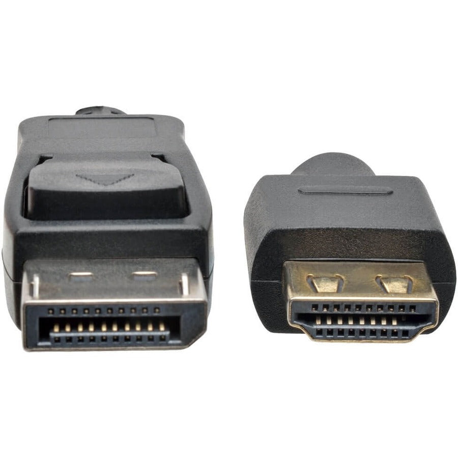 Eaton Tripp Lite Series DisplayPort 1.2 to HDMI Active Adapter Cable (M/M), 4K 60 Hz, Gripping HDMI Plug, HDCP 2.2, 6 ft. (1.8 m) — P582-006-HD-V2A