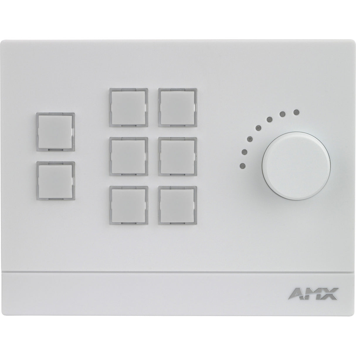 AMX Massio 8-Button ControlPad with Knob (US, UK, EU) — FG2102-08-W