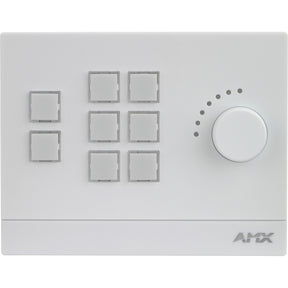 AMX Massio 8-Button ControlPad with Knob (US, UK, EU) — FG2102-08-W