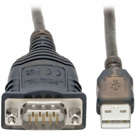 Eaton Tripp Lite Series USB to RS485/RS422 FTDI Serial Adapter Cable with COM Retention (USB-A to DB9 M/M), 30-in. (76.2 cm) — U209-30N-IND