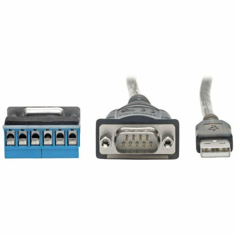 Eaton Tripp Lite Series USB to RS485/RS422 FTDI Serial Adapter Cable with COM Retention (USB-A to DB9 M/M), 30-in. (76.2 cm) — U209-30N-IND