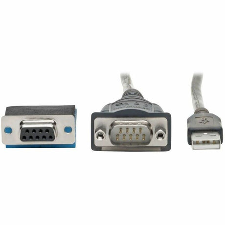 Eaton Tripp Lite Series USB to RS485/RS422 FTDI Serial Adapter Cable with COM Retention (USB-A to DB9 M/M), 30-in. (76.2 cm) — U209-30N-IND