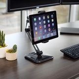StarTech.com Adjustable Tablet Stand with Arm - Universal Mount for 4.7" to 12.9" Tablets such as the iPad Pro - Tablet Desk Stand or Wall Mount Tablet Holder — ARMTBLTDT