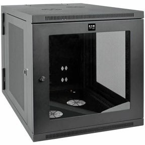 Eaton Tripp Lite Series SmartRack 12U Server-Depth Wall-Mount Small Rack Enclosure, Clear Acrylic Window, Hinged Back — SRW12US33G