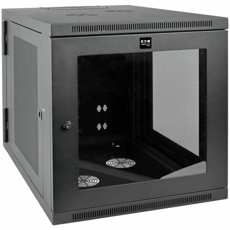 Eaton Tripp Lite Series SmartRack 12U Server-Depth Wall-Mount Small Rack Enclosure, Clear Acrylic Window, Hinged Back — SRW12US33G