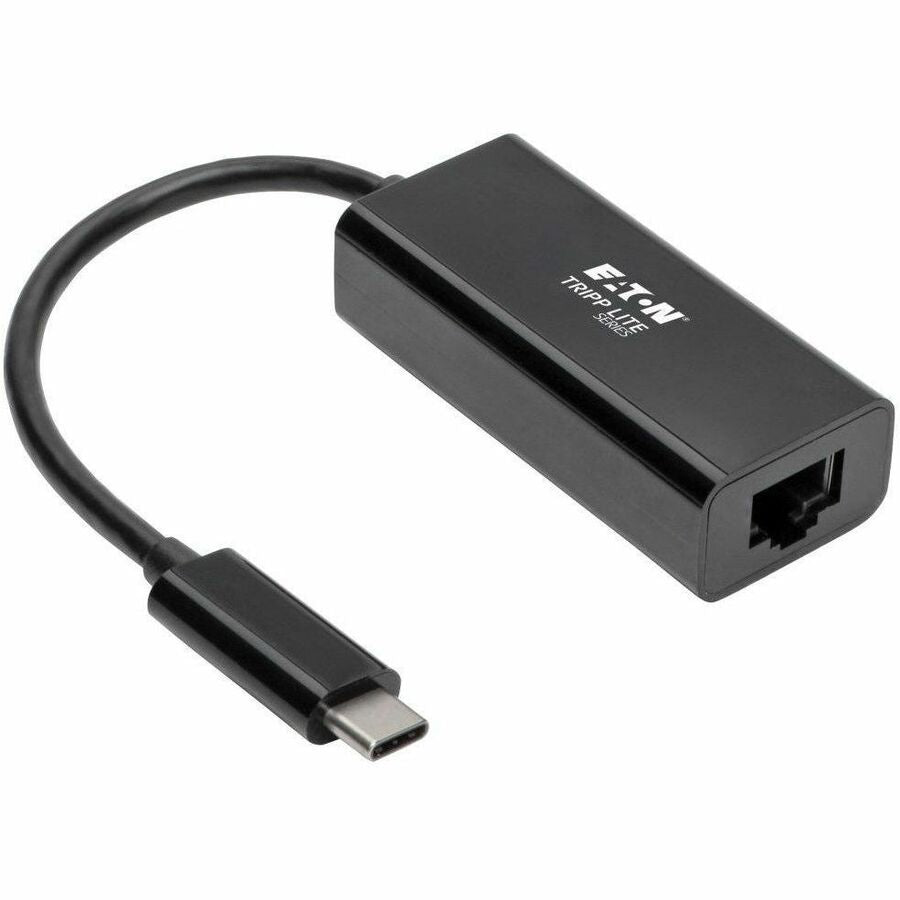 Eaton Tripp Lite Series USB-C to Gigabit Network Adapter with Thunderbolt 3 Compatibility - Black — U436-06N-GB