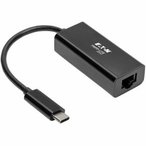 Eaton Tripp Lite Series USB-C to Gigabit Network Adapter with Thunderbolt 3 Compatibility - Black — U436-06N-GB