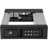 StarTech.com 5.25 to 3.5 Hard Drive Hot Swap Bay - Trayless - Aluminum - For 3.5" SATA/SAS Drives - Front Mount - SAS/ SATA Backplane — HSB1SATSASBA
