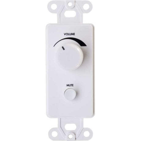 C2G 1-Gang Volume Control Wall Plate - White — 40884