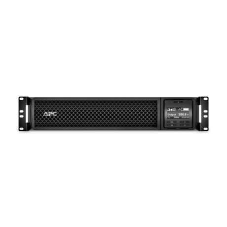 APC Smart-UPS On-Line, 3kVA, Rackmount 2U, 208V, 2x L6-20R+1x L6-30R NEMA outlets, Network Card, Extended runtime, W/ rail kit — SRT3000RMXLT-NC