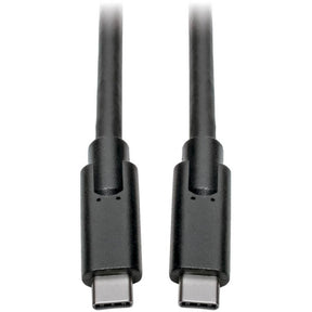 Eaton Tripp Lite Series USB-C Cable (M/M) - USB 3.2, Gen 1 (5 Gbps), Thunderbolt 3 Compatible, 10 ft. (3.05 m) — U420-010