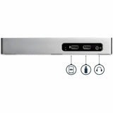 StarTech.com USB 3.0 Docking Station - Dual Monitor Laptop Dock with HDMI & DVI/VGA - 6x USB Type-A Hub, GbE - Universal Windows & Mac — DK30ADD