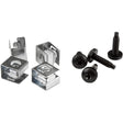 StarTech.com Server Rack Screws and Clip Nuts - 10-32 - Rack Mount Screws and Slide-On Cage Nuts - Clip Nuts and Screws - 50 Pack — CLPSCRW1032