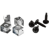 StarTech.com Server Rack Screws and Clip Nuts - 10-32 - Rack Mount Screws and Slide-On Cage Nuts - Clip Nuts and Screws - 50 Pack — CLPSCRW1032