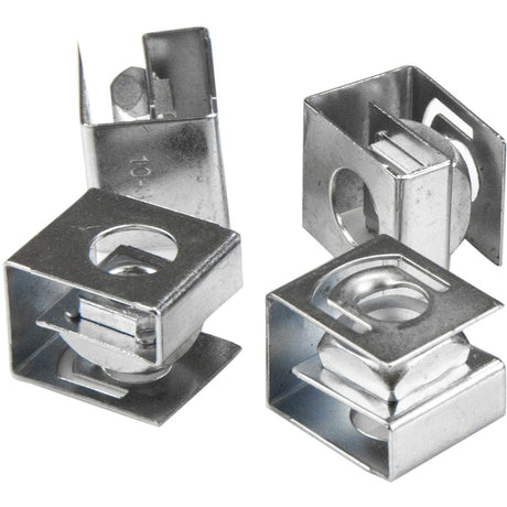 StarTech.com Server Rack Screws and Clip Nuts - 10-32 - Rack Mount Screws and Slide-On Cage Nuts - Clip Nuts and Screws - 50 Pack — CLPSCRW1032