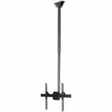 StarTech.com TV Ceiling Mount, Full-Motion Hanging Single Screen Vesa Mount for 32"-75" TVs / Displays - Height Adjustable Telescopic Pole — FLATPNLCEIL