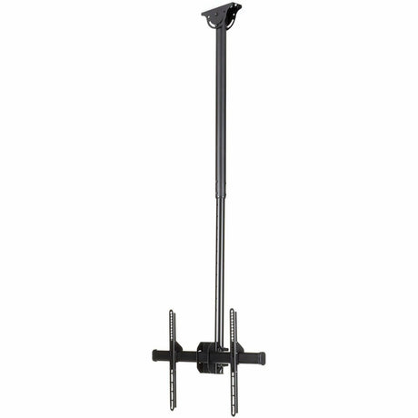 StarTech.com TV Ceiling Mount, Full-Motion Hanging Single Screen Vesa Mount for 32"-75" TVs / Displays - Height Adjustable Telescopic Pole — FLATPNLCEIL