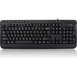Adesso Multimedia Desktop Keyboard with 3-Port USB Hub — AKB-132HB