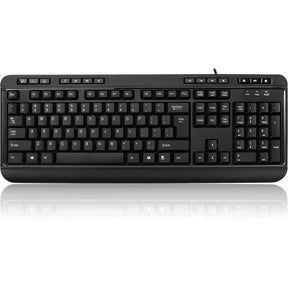 Adesso Multimedia Desktop Keyboard with 3-Port USB Hub — AKB-132HB