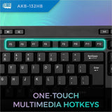 Adesso Multimedia Desktop Keyboard with 3-Port USB Hub — AKB-132HB