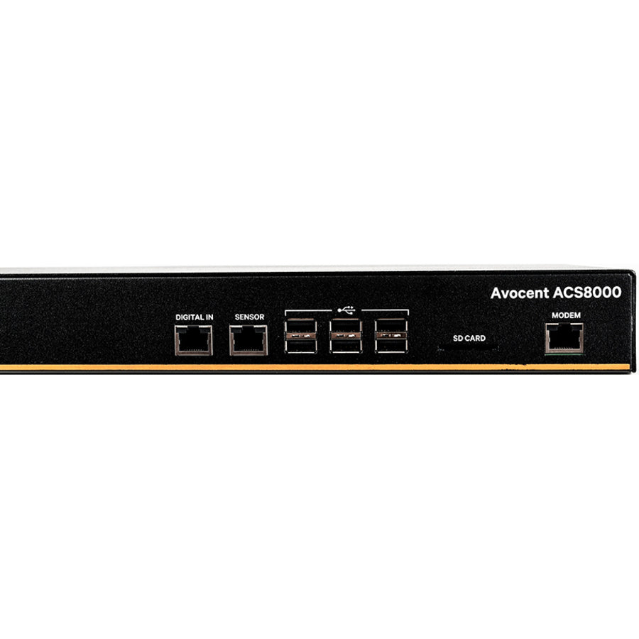 Vertiv Avocent 32-Port ACS8000 Console System with single AC Power Supply — ACS8032MDDC-400