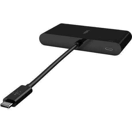 Belkin USB-C Multiport Adapter, USB-C to HDMI - USB A 3.0 - VGA, up to 100W Power Delivery, up 4k Resolution — AVC004BK-BL