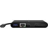 Belkin USB-C Multiport Adapter, USB-C to HDMI - USB A 3.0 - VGA, up to 100W Power Delivery, up 4k Resolution — AVC004BK-BL